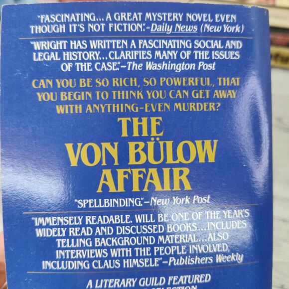 THE VON BULOW AFFAIR William Wright 1984 First‎ Dell Printing Paperback - Picture 7 of 13